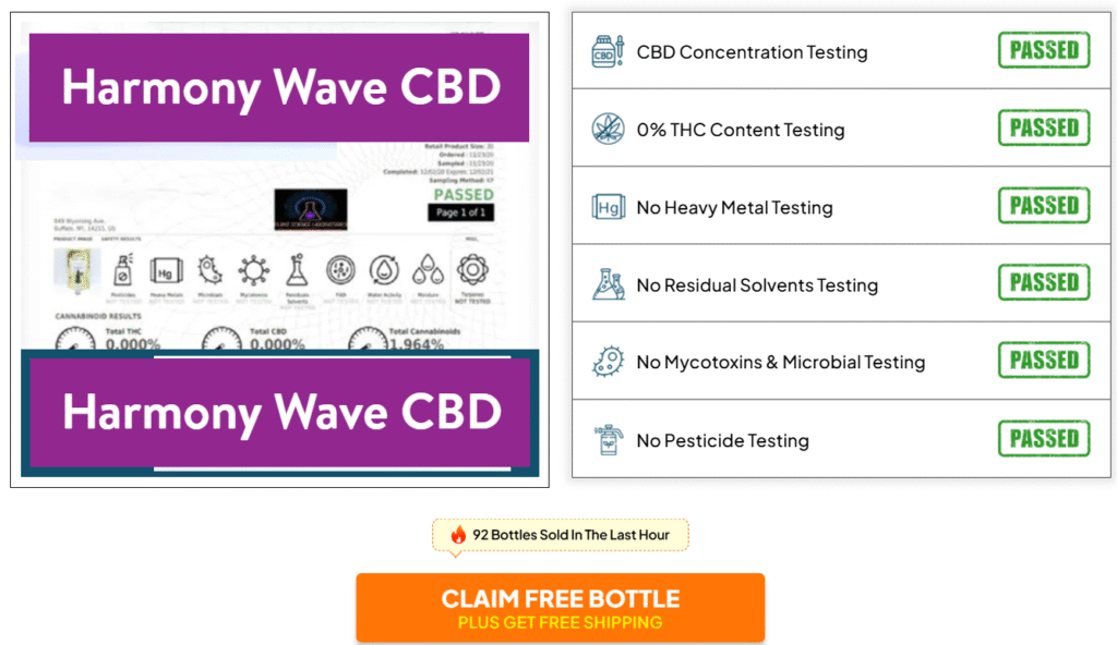 Harmony Wave CBD Order